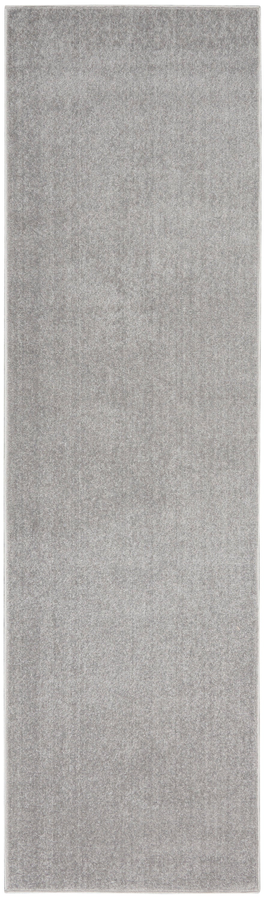 Nourison Home Nourison Essentials NRE01 Silver Grey Contemporary Power-loomed Rug
