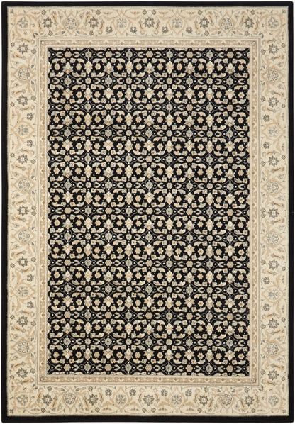 Nourison Home Persian Empire PE26 Black Traditional Loomed Rug