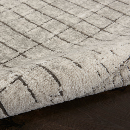 Nourison Home Quarry  Ivory Grey  Contemporary