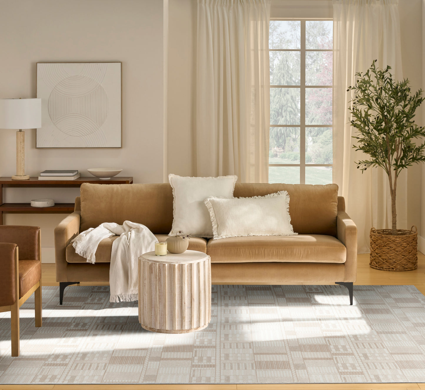 Nourison Home Nordic  Ivory Beige  Contemporary