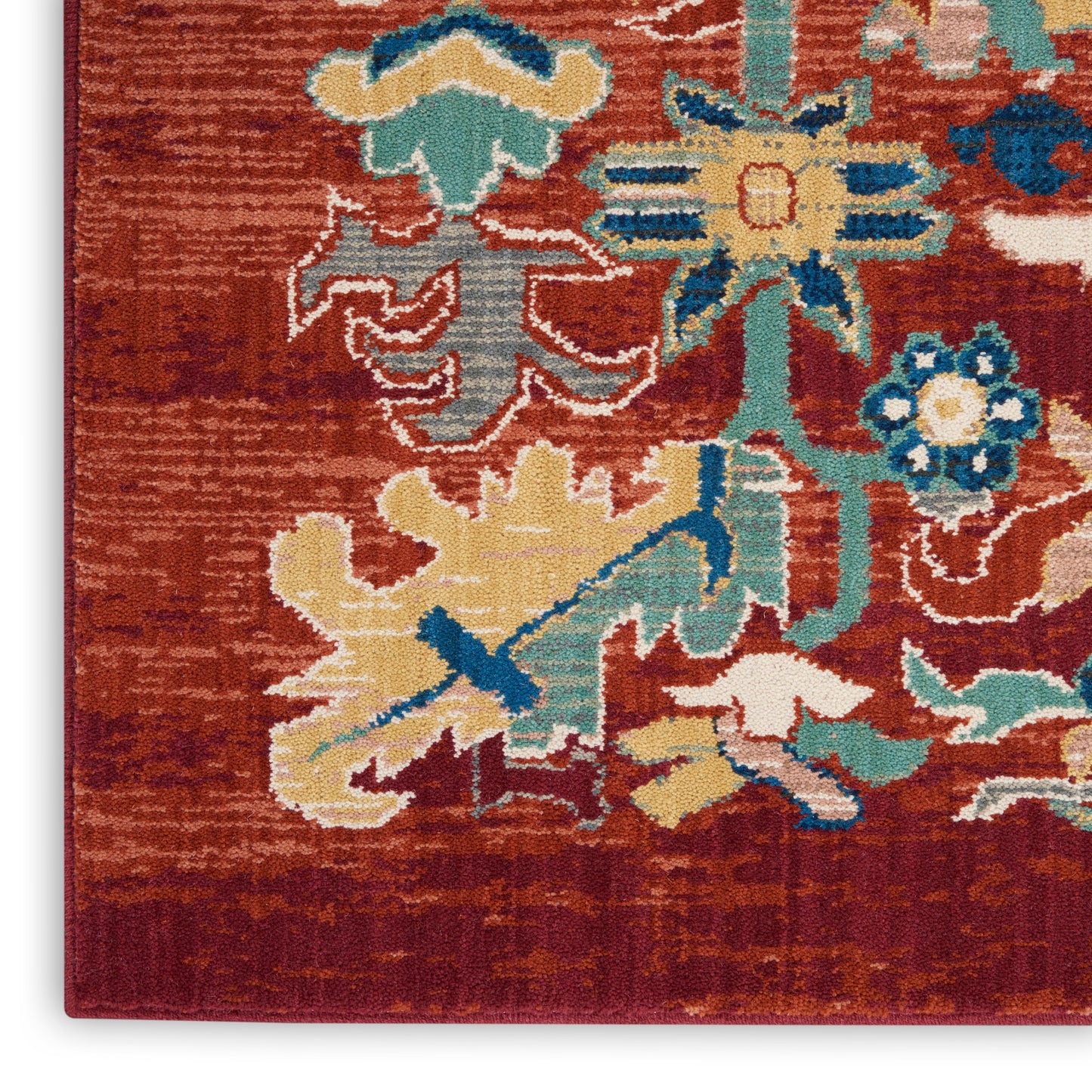 Nourison Home Parisa  Brick  Traditional