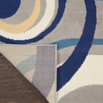 Nourison Home Grafix  Grey  Contemporary