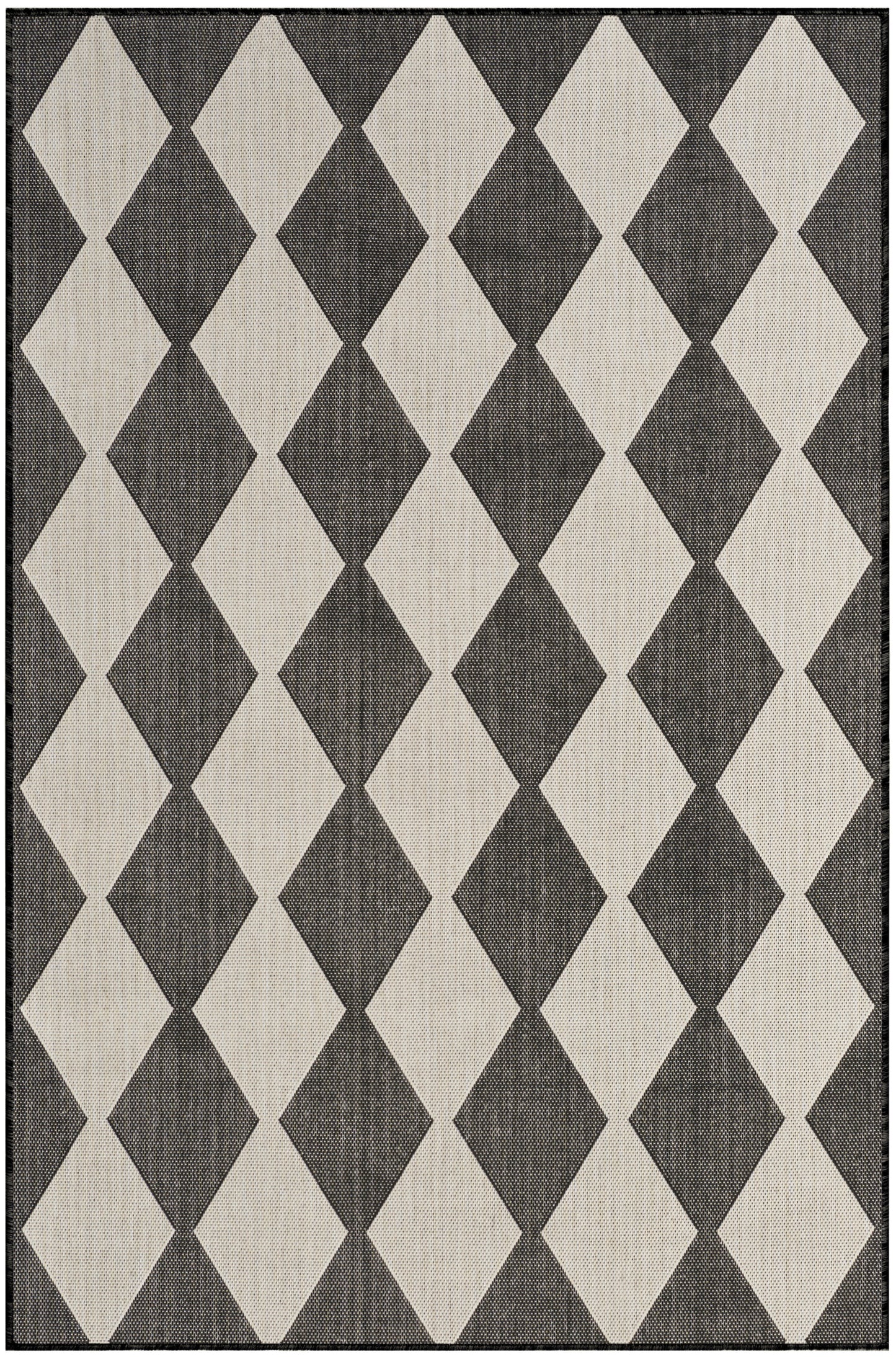 Nourison Home Positano POS04 Black Contemporary Power-loomed Rug