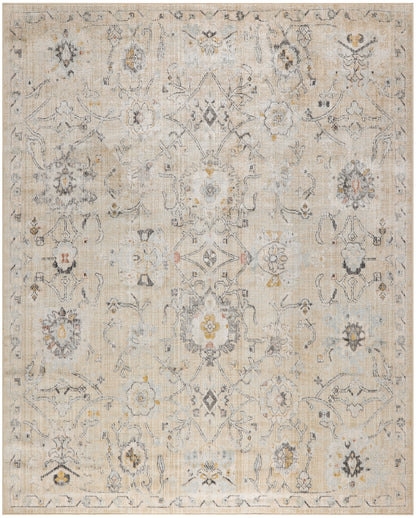 Nourison Home Oushak Home OUS01 Cream Traditional Loom-woven Rug