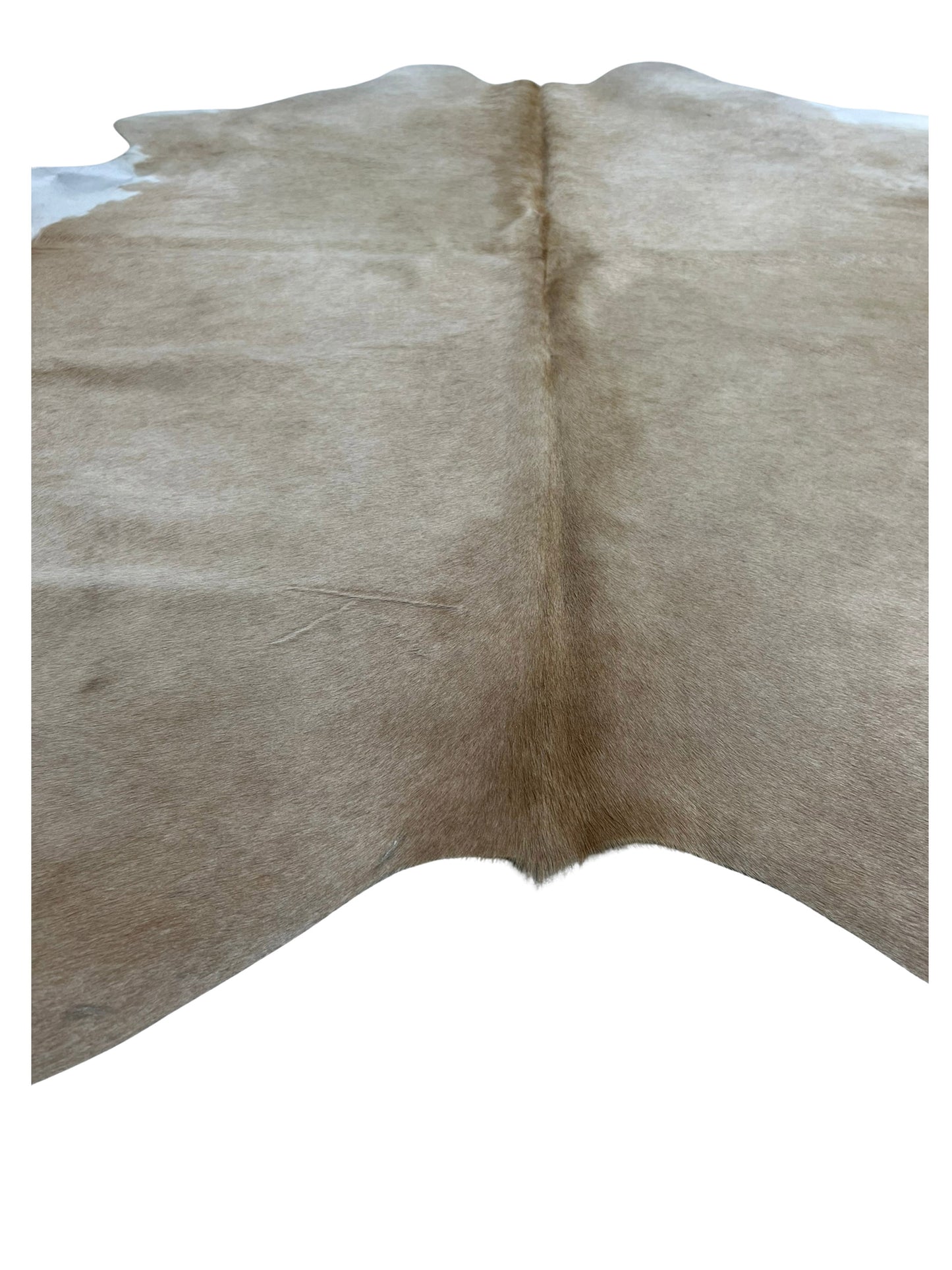 Artisan Claire 5546 Taupe White Hair on Hide Cowhide Shape Rug