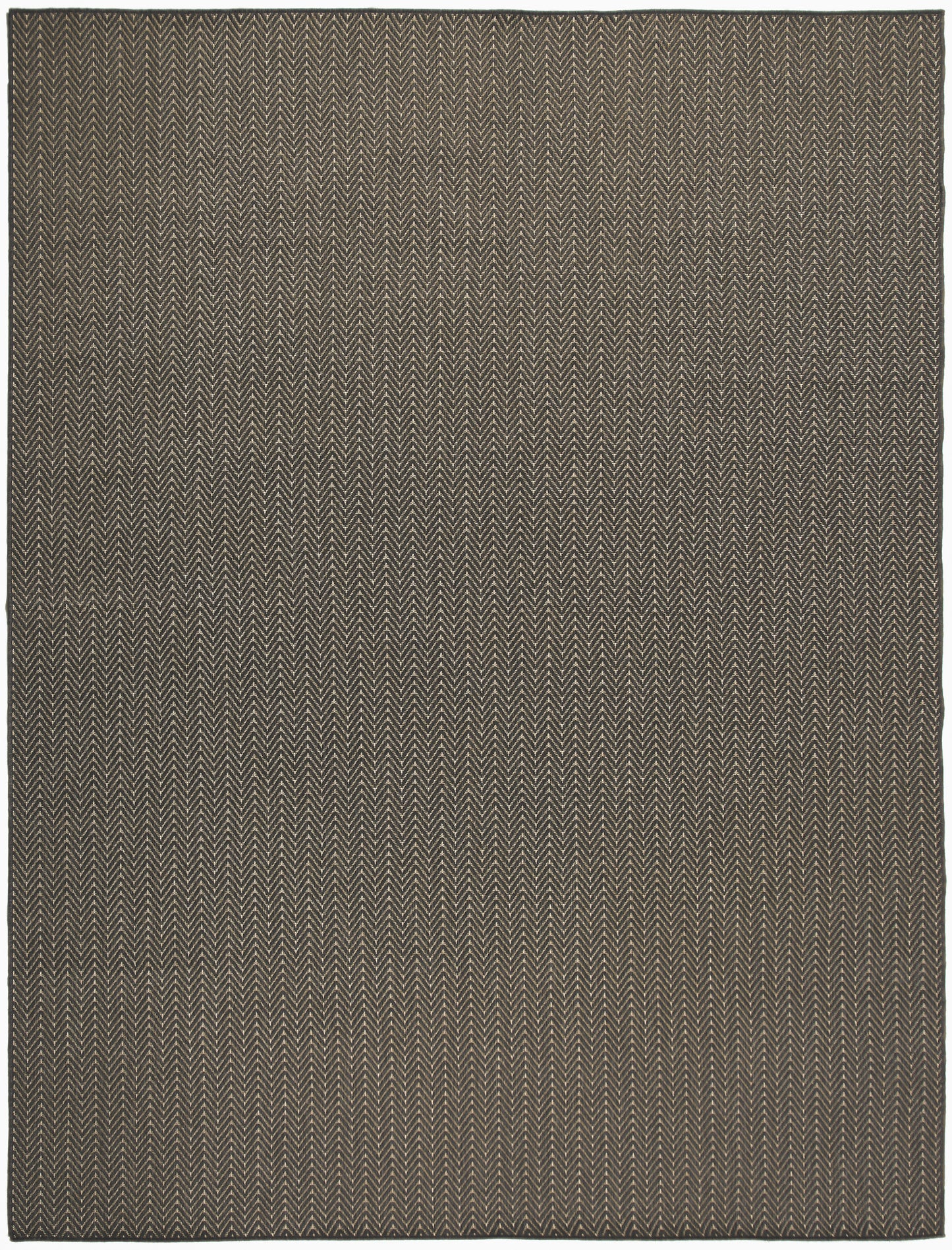 Nourison Home Horizon Indoor/Outdoor HOZ02 Charcoal Contemporary Power-loomed Rug