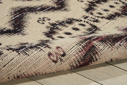 Nourison Home Spectrum  Beige Black  Transitional