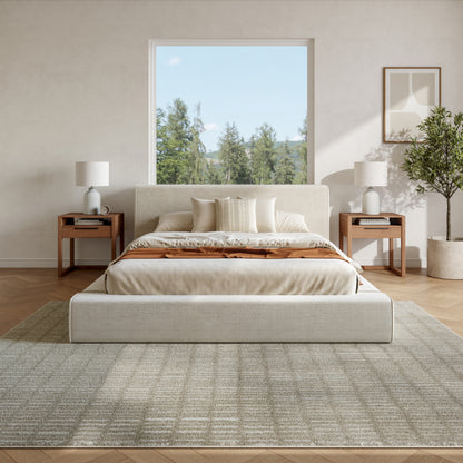 Nourison Home Modern Comfort  Grey Ivory  Contemporary