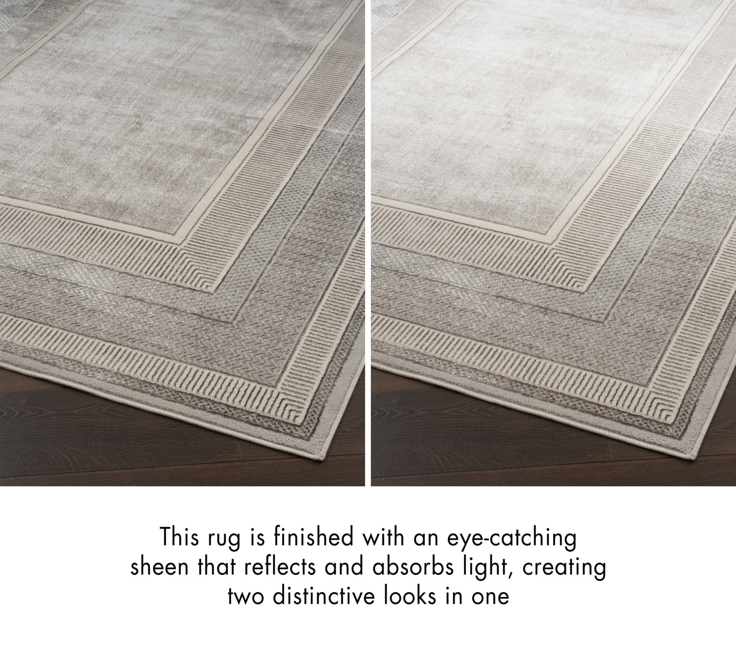 Nourison Home Glitz  Silver  Contemporary