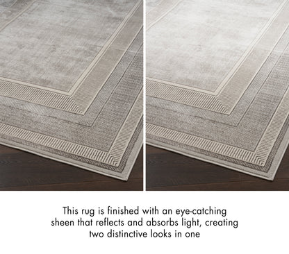 Nourison Home Glitz  Silver  Contemporary