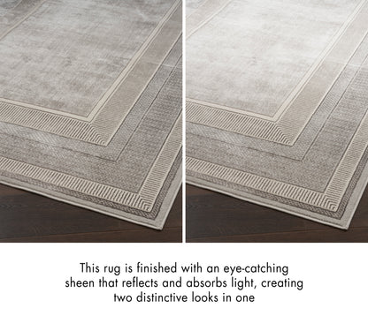 Nourison Home Glitz  Silver  Contemporary