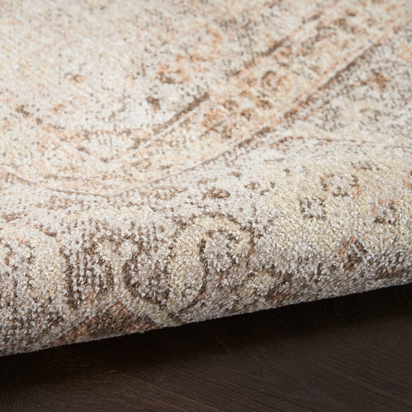 Nourison Home Astra Machine Washable  Beige  Traditional