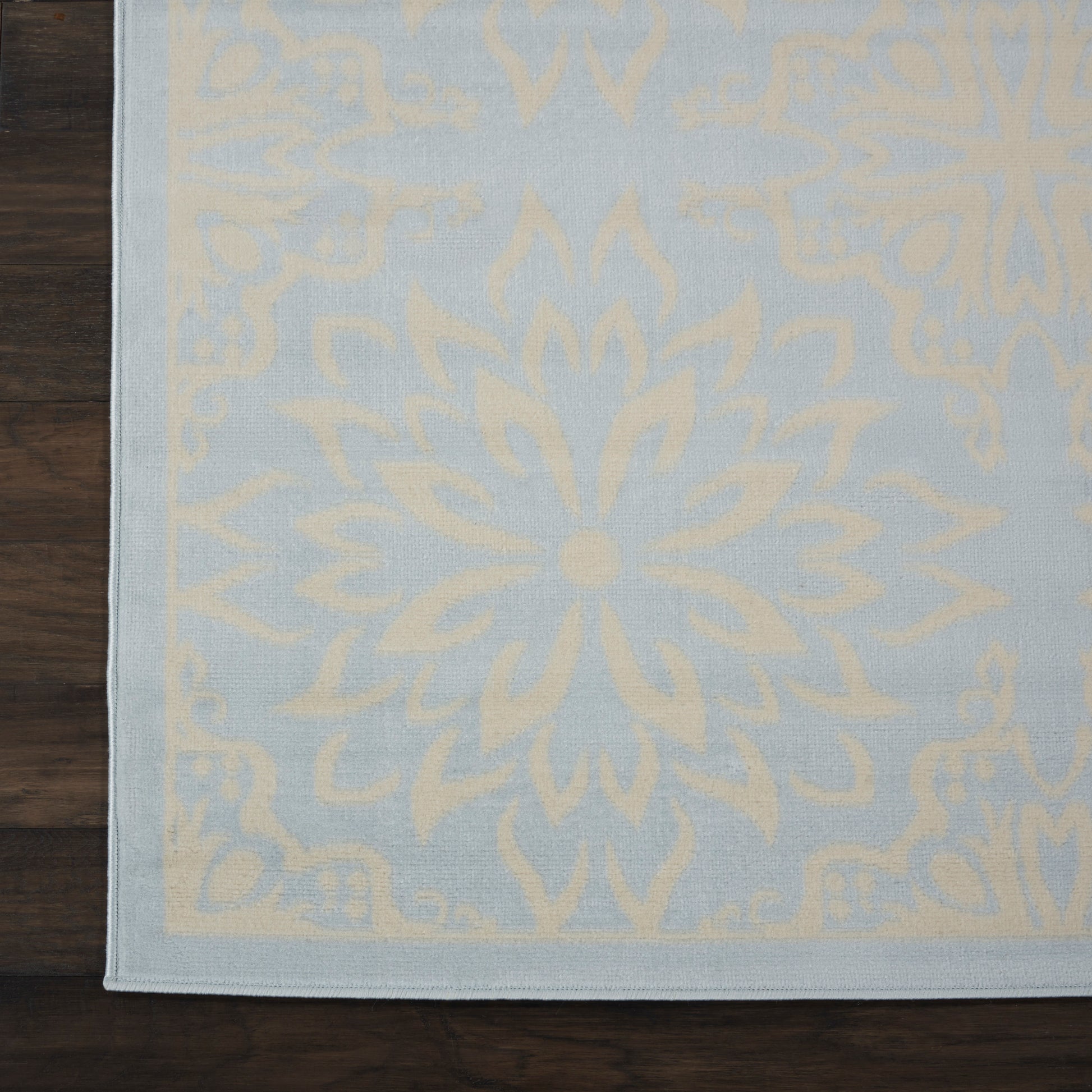 Nourison Home Jubilant  Ivory Light Blue  Transitional