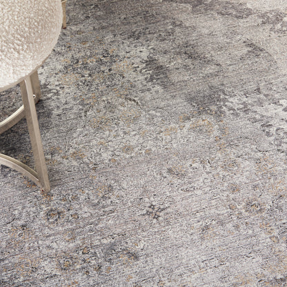 Nourison Home Starry Nights  Charcoal Crème  Traditional