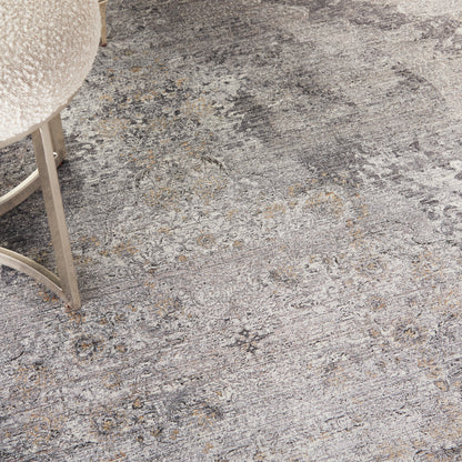 Nourison Home Starry Nights  Charcoal Crème  Traditional