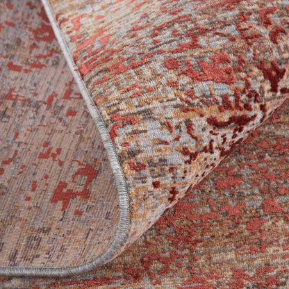 Feizy Pryor  Red Multi Modern/Casual/Bohemian & Eclectic