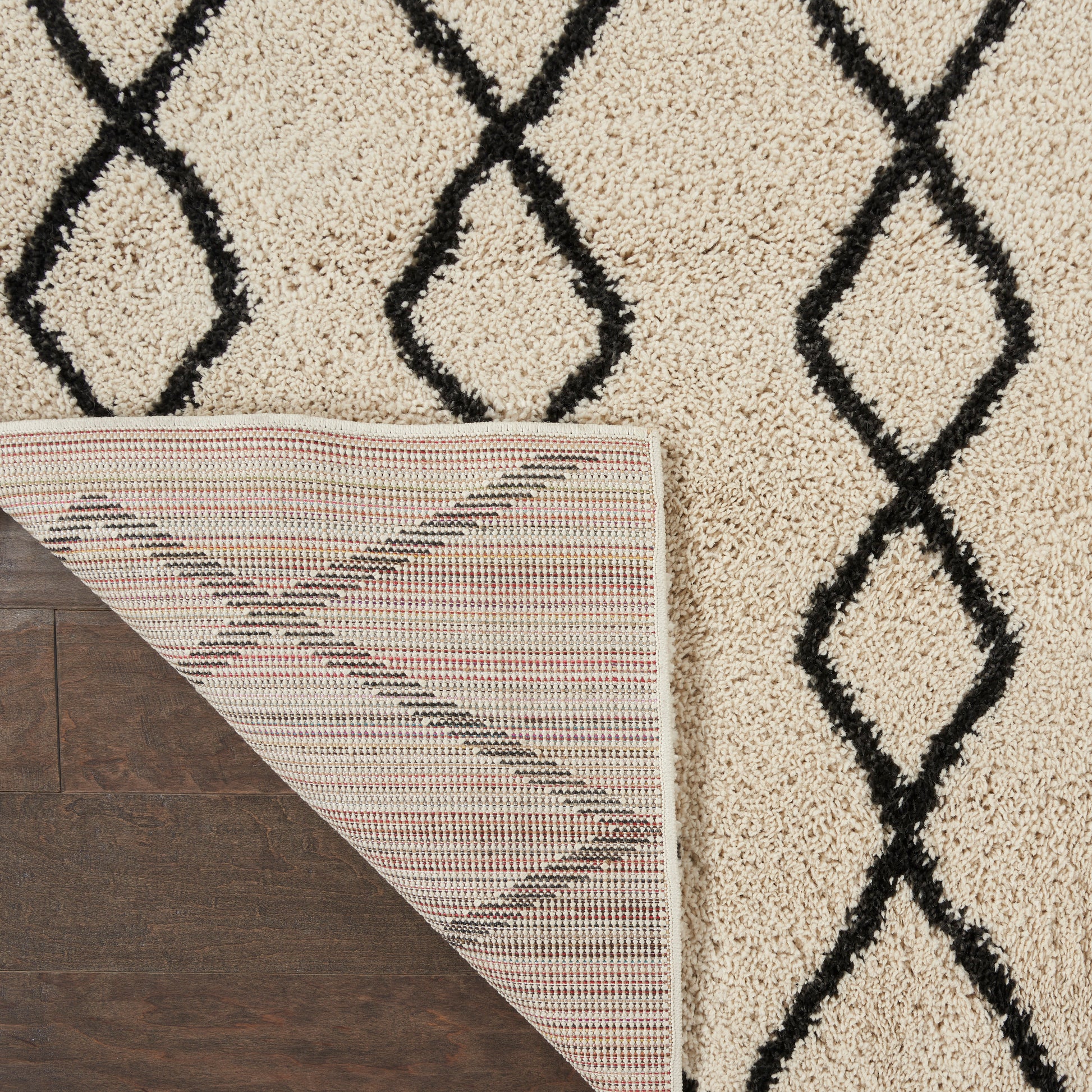 Nourison Home Martil  Ivory Charcoal  Contemporary