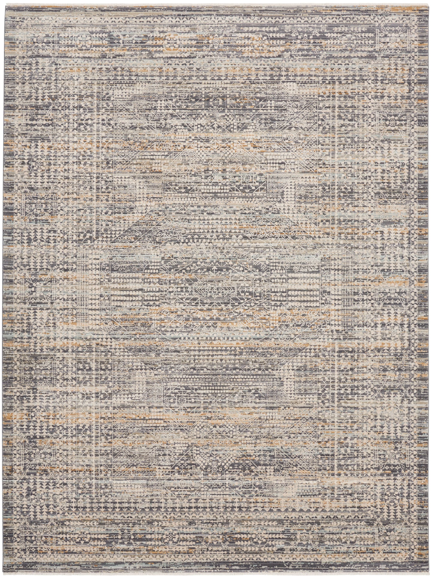 Nourison Home Lynx LNX05 Ivory Slate Transitional Power-loomed Rug