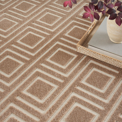 Nourison Home Care Free  Brown  Contemporary