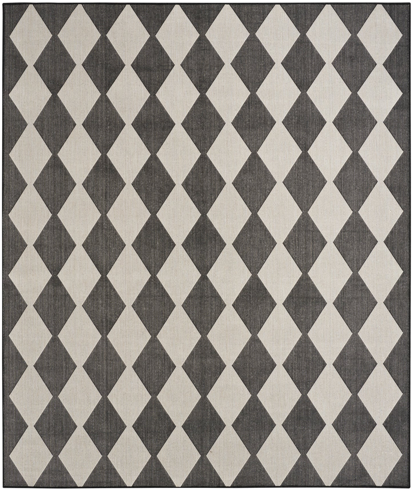 Nourison Home Positano POS04 Black Contemporary Power-loomed Rug