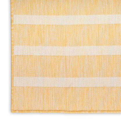 Nourison Home Positano  Yellow Ivory  Contemporary