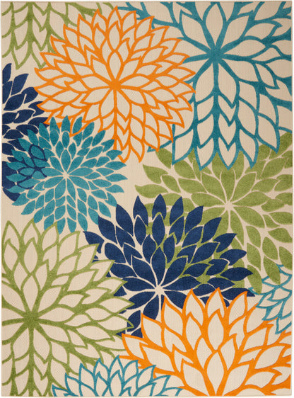 Nourison Home Aloha ALH05 Multicolor Contemporary Power-loomed Rugs