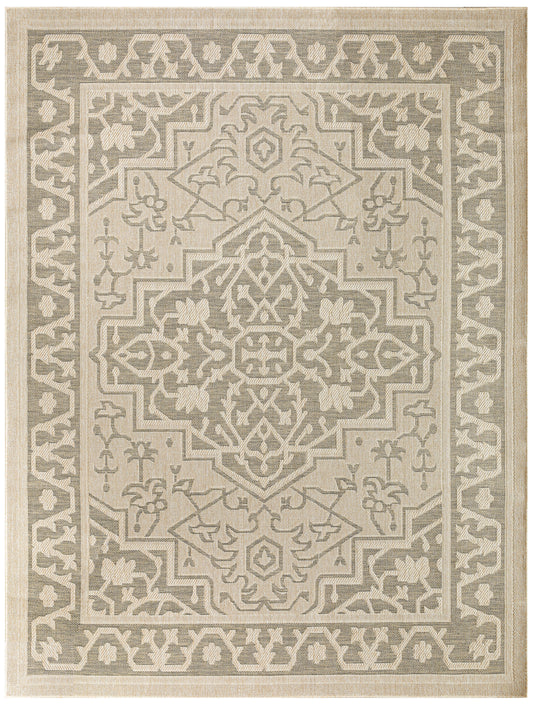 Nourison Home Tulum  Taupe Olive  Contemporary