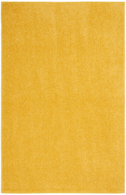 Nourison Home Nourison Essentials NRE01 Yellow Contemporary Power-loomed Rug