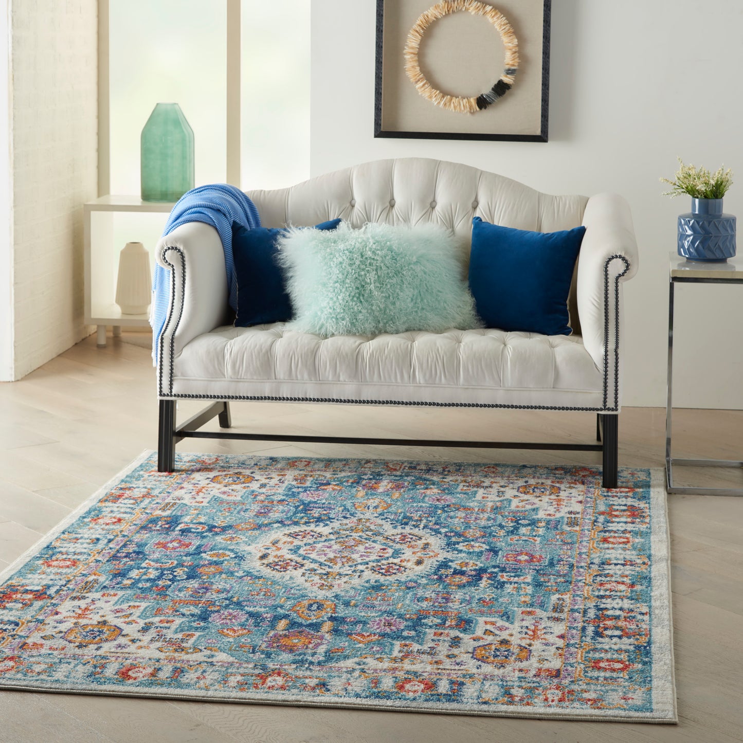 Nourison Home Passion  Ivory Multicolor  Transitional