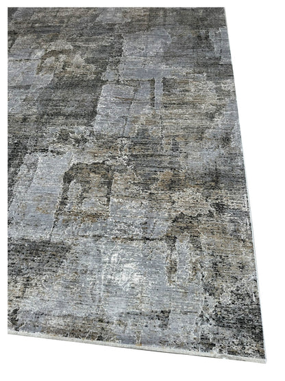 Artisan Venetian Grey Gold Contemporary Machinemade Rug - Rugs - Artisan - Atlanta Designer Rugs