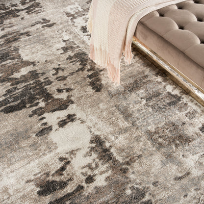 Nourison Home American Manor  Ivory Mocha  Contemporary