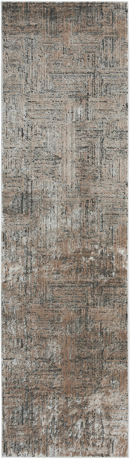 Calvin Klein CK024 Irradiant IRR01 Black Ivory Contemporary Power-loomed Rug