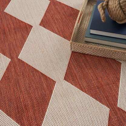 Nourison Home Positano  Terracotta  Contemporary