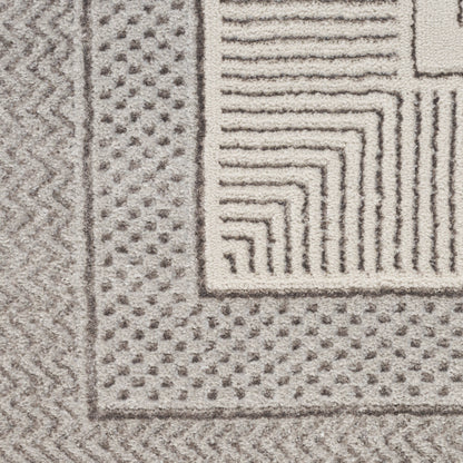 Nourison Home Glitz  Silver  Contemporary