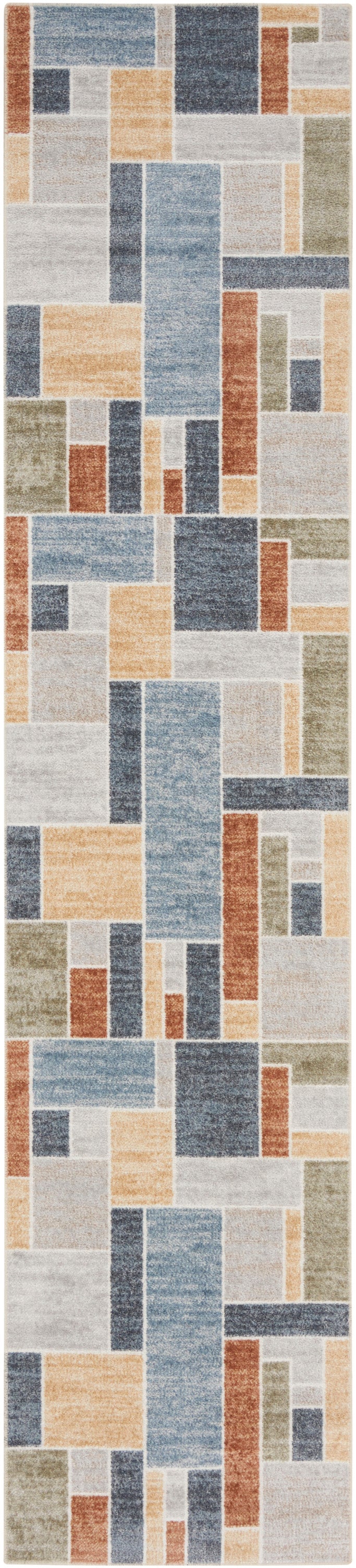 Nourison Home Astra Machine Washable ASW09 Multicolor Contemporary Power-loomed Rug
