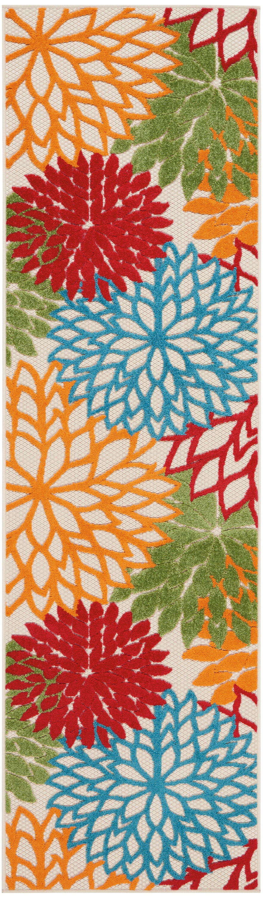 Nourison Home Aloha ALH05 Green Contemporary Power-loomed Rugs
