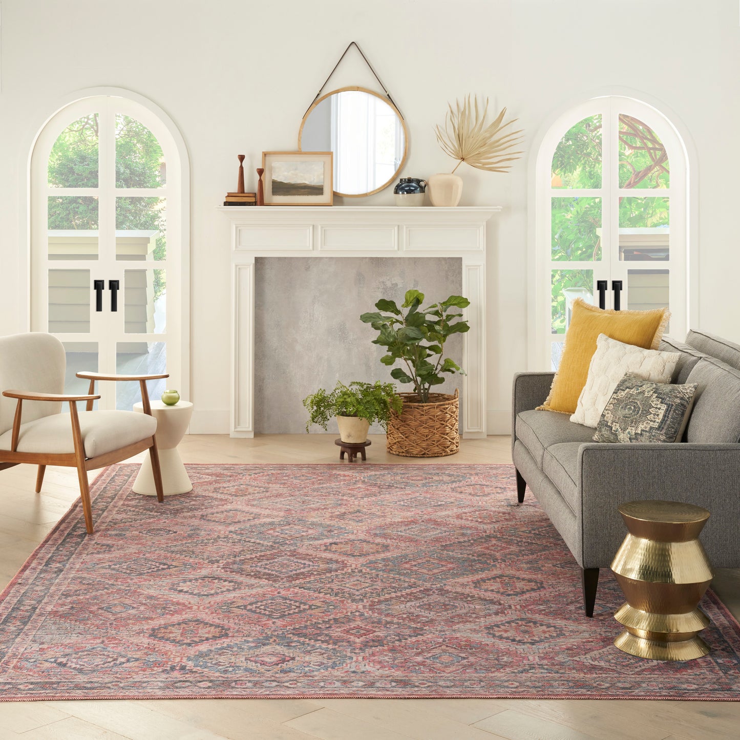 Nourison Home New Concept Washables  Multicolor  Traditional