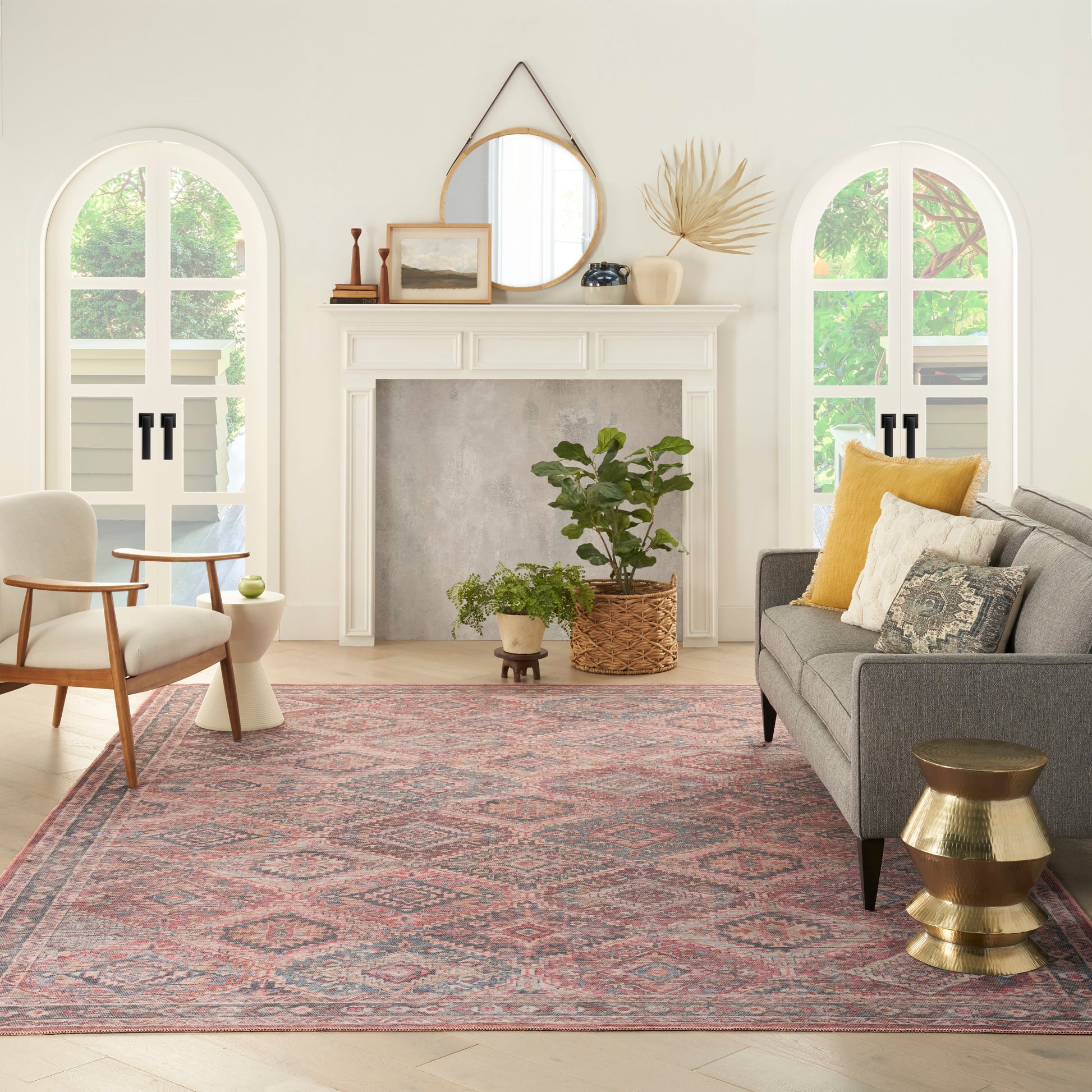 Nourison Home New Concept Washables  Multicolor  Traditional