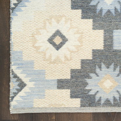 Nourison Home Copenhagen  Ivory Navy  Contemporary