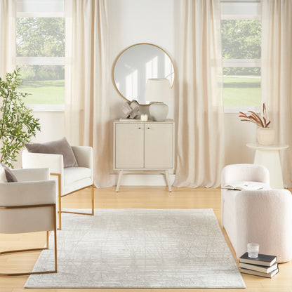 Nourison Home Home Texture  Ivory Grey  Contemporary