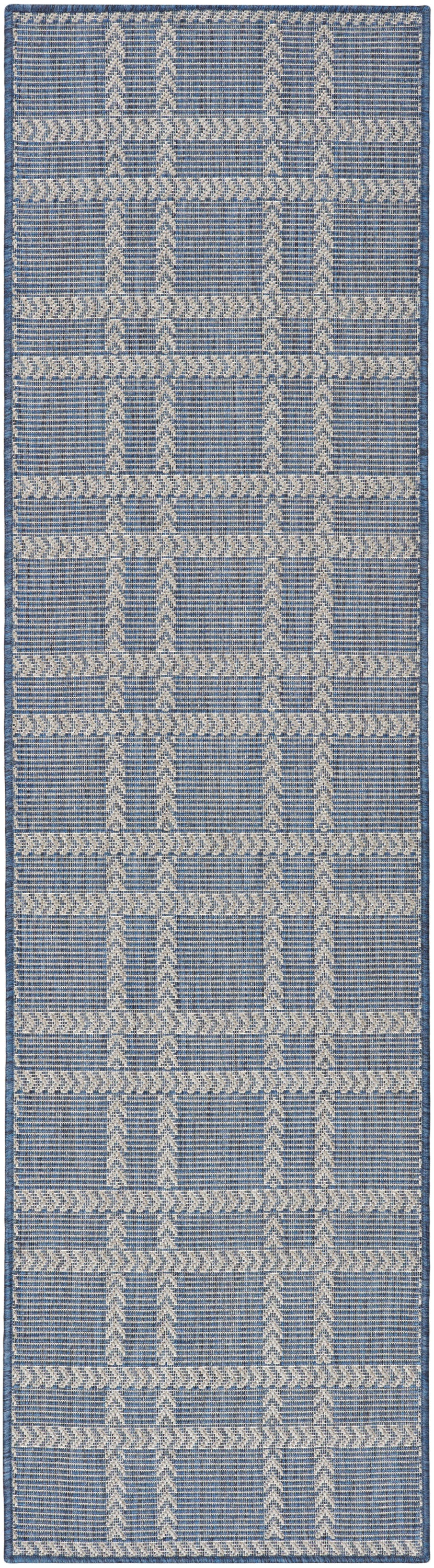 Nourison Home Horizon Indoor/Outdoor HOZ04 Navy Contemporary Power-loomed Rug