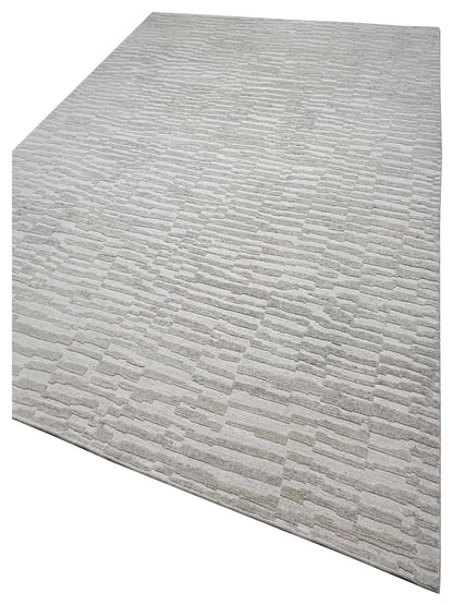 Artisan Harmony Natural White Transitional Knotted Rug - Rugs - Artisan - Atlanta Designer Rugs