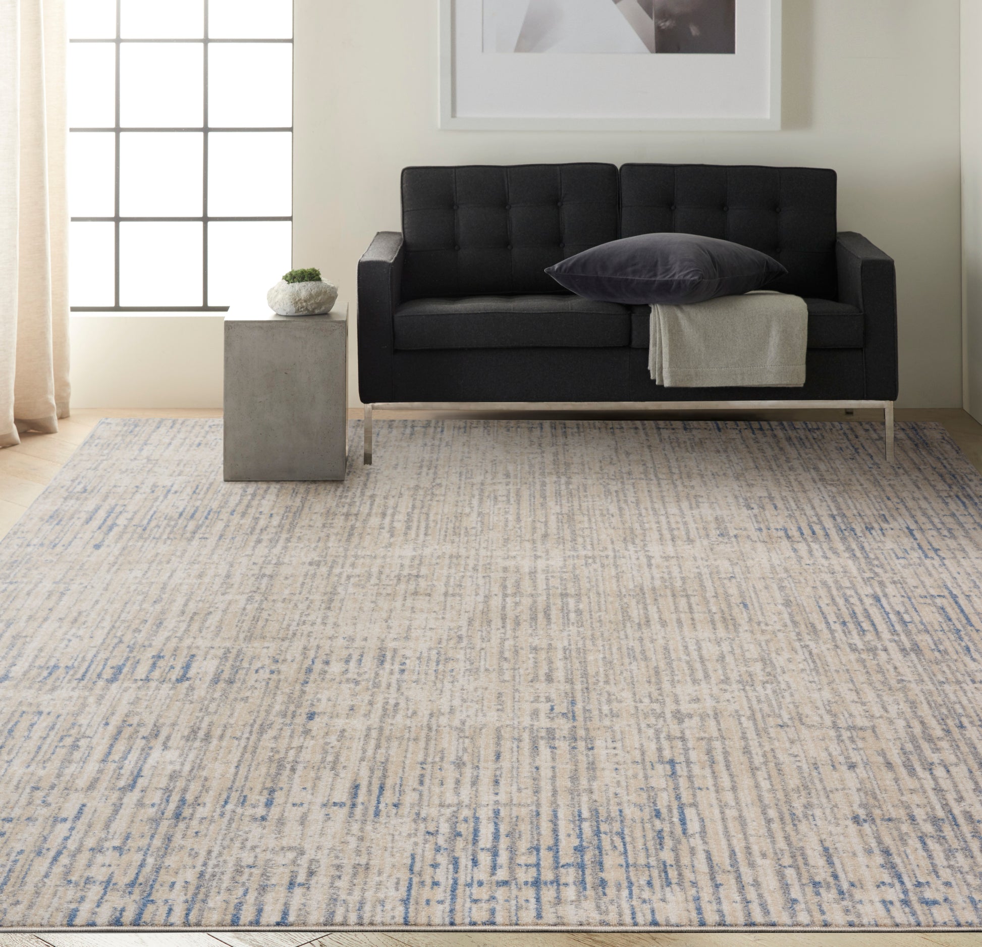 Calvin Klein River Flow  Beige Grey  Contemporary
