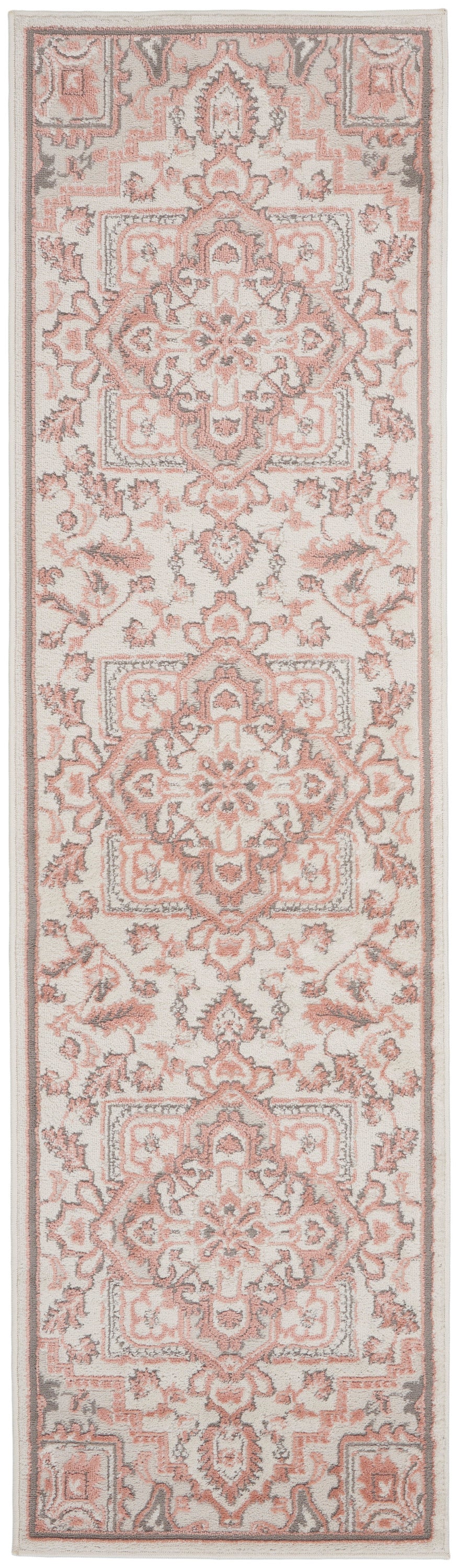 Nourison Home Elation ETN10 Ivory Brick Traditional Power-loomed Rug