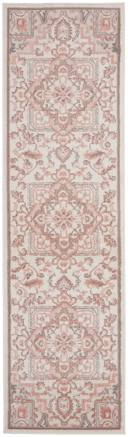 Nourison Home Elation ETN10 Ivory Brick Traditional Power-loomed Rug