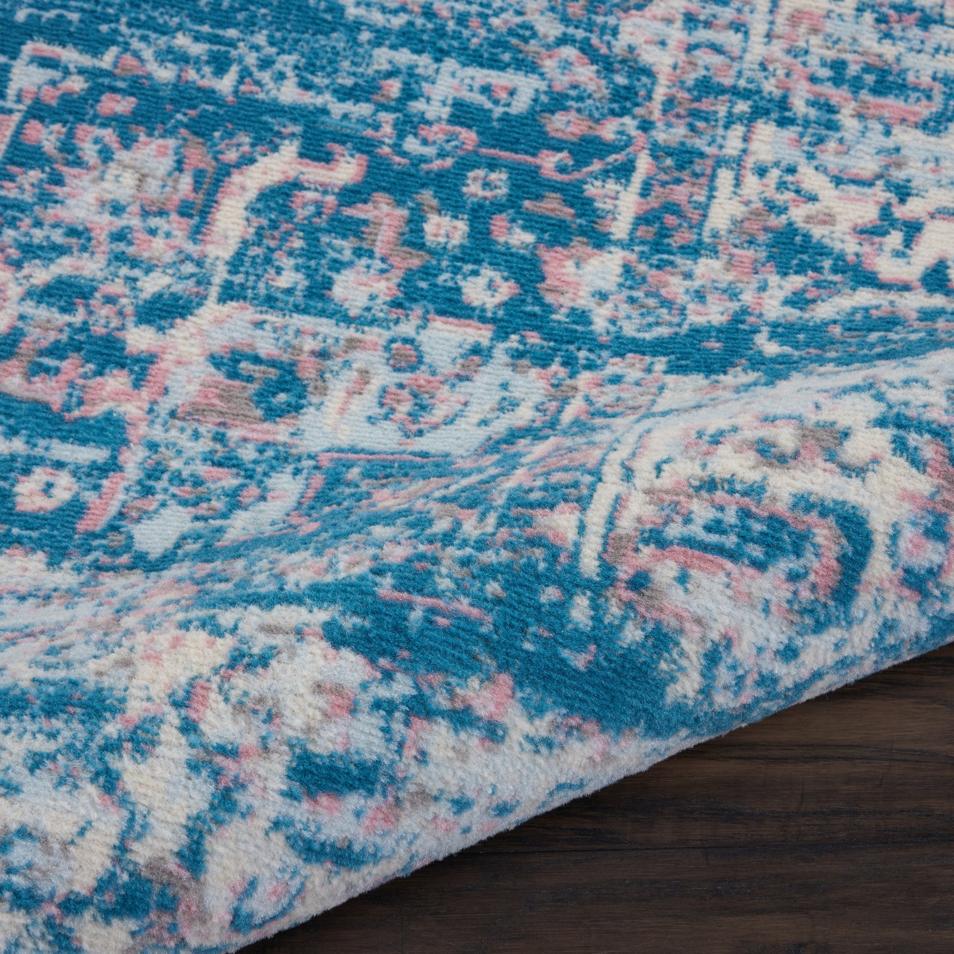 Nourison Home Grafix  Blue  Transitional