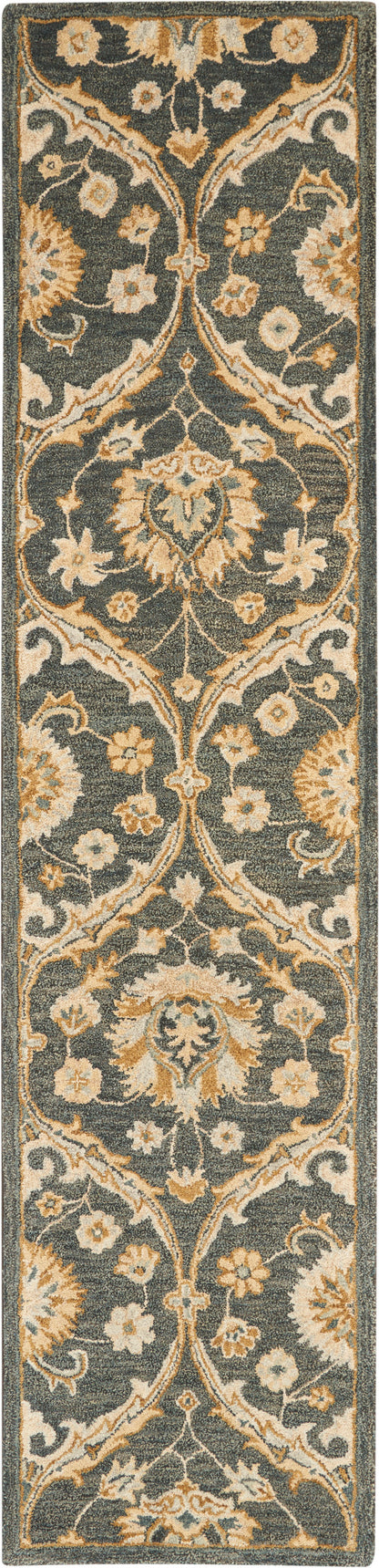 Nourison Home Jazmine JAZ03 Navy Traditional Tufted Rug