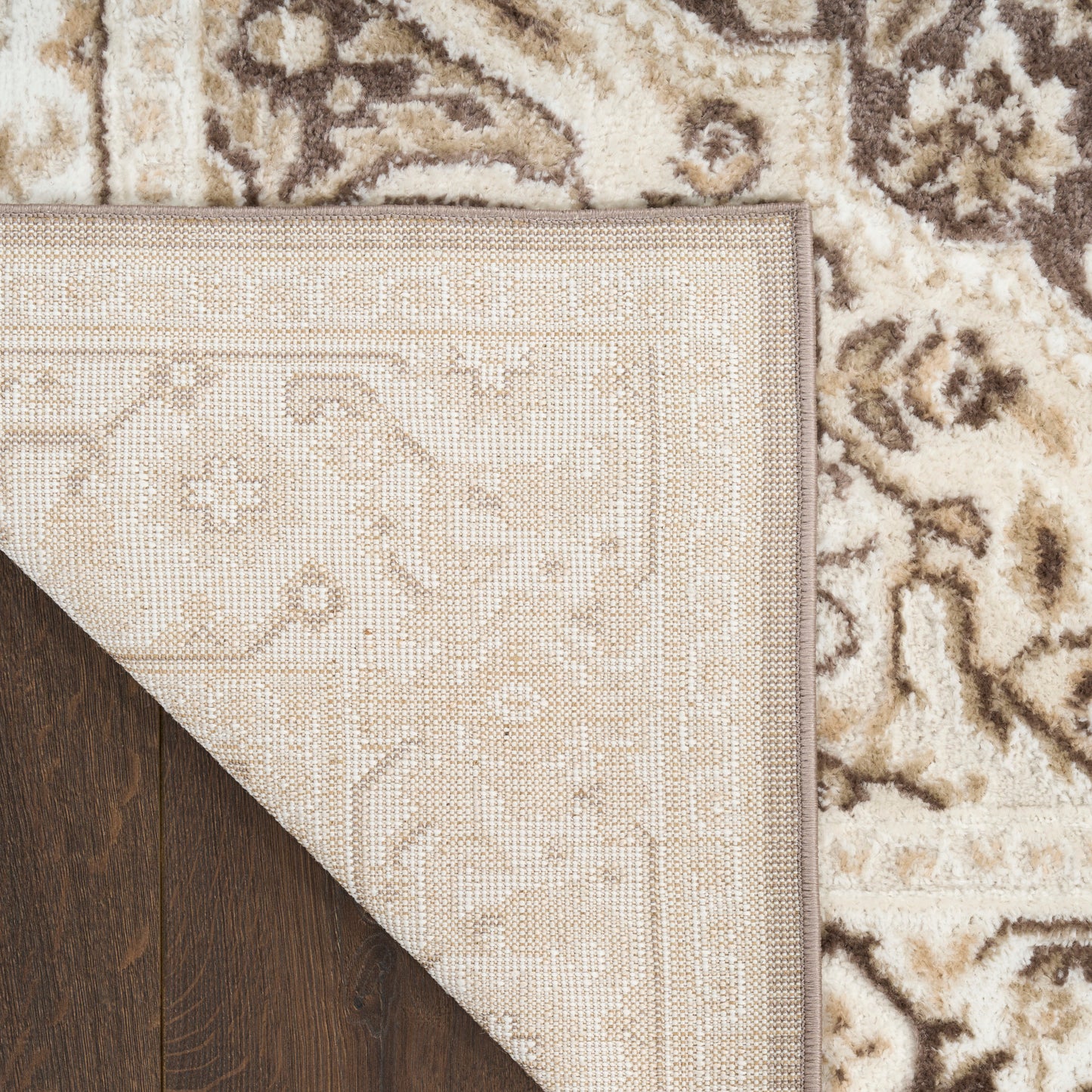 Nourison Home Dekor  Brown Ivory  Traditional
