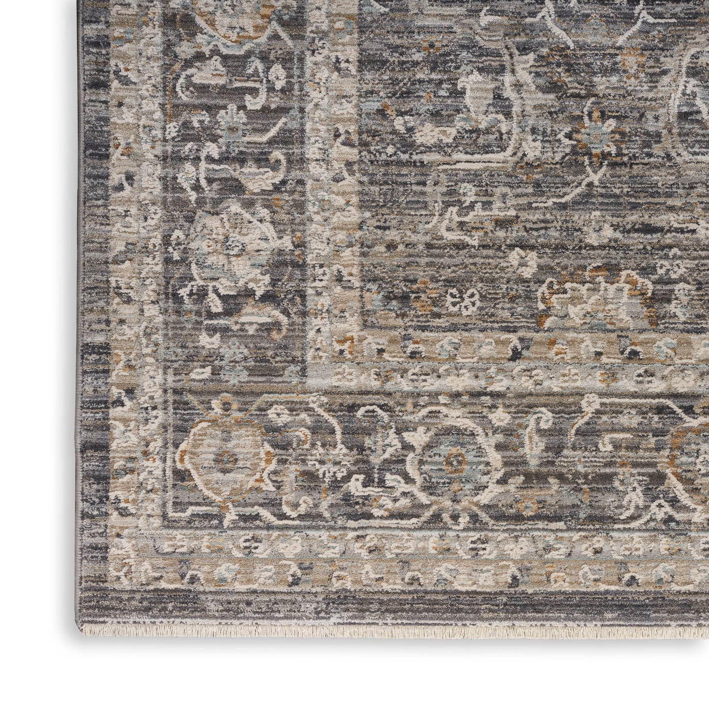 Nourison Home Lynx  Slate Multicolor  Transitional