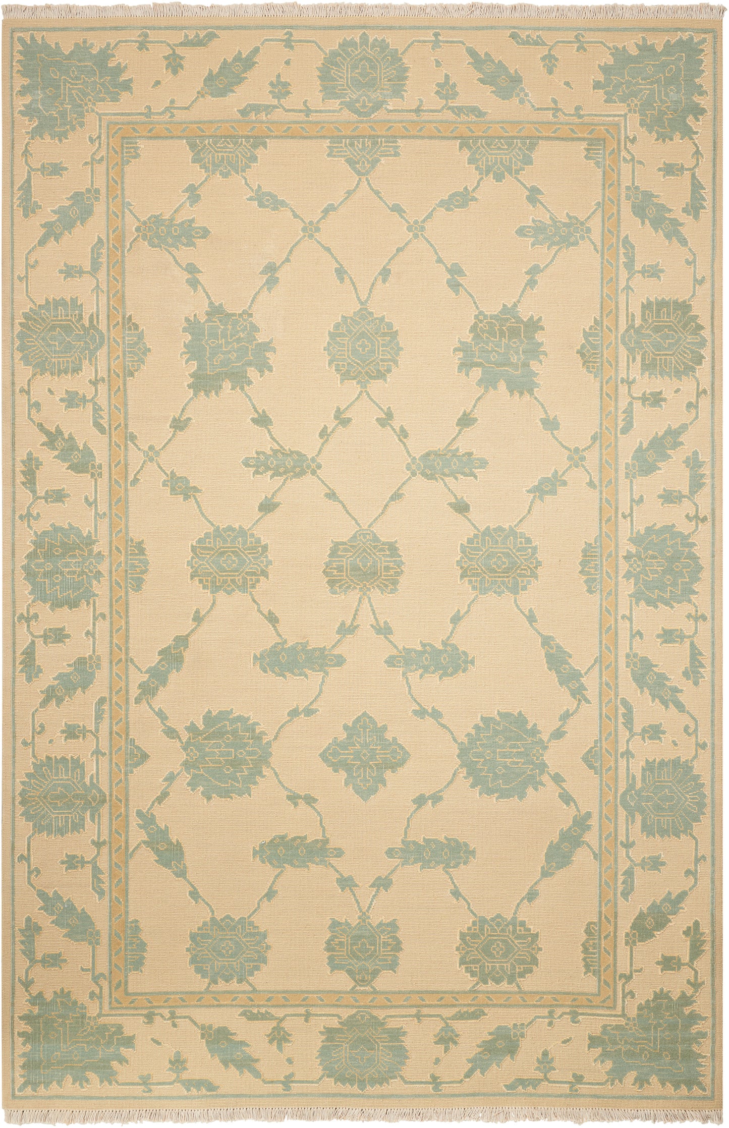 Nourison Home Silk Pointe  Light Gold  Traditional